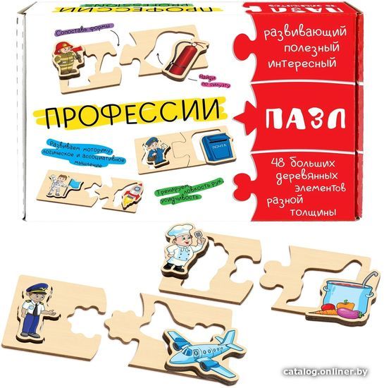 

Мозаика/пазл Анданте Играем в ассоциации. Профессии. Находим силуэты AN-RDI-D595a