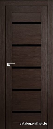 

Межкомнатная дверь ProfilDoors 7X 90x200 (венге мелинга/стекло триплекс черный)