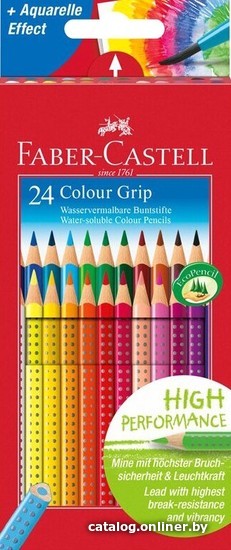 

Набор цветных карандашей Faber Castell Grip 2001 112424 (24 цв)