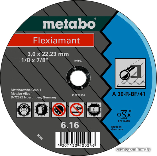 

Отрезной диск Metabo 616300000