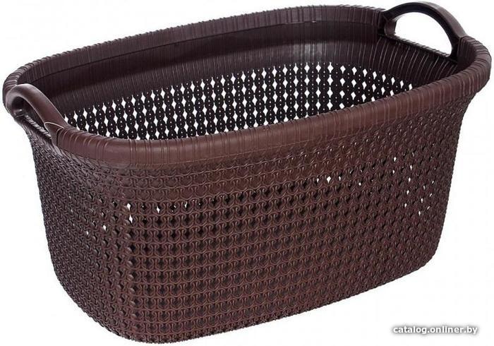 

Корзина Эльфпласт Paola 30л овальная (коричневый)