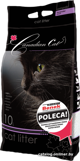 

Наполнитель для туалета Super Benek Canadian Cat Lawender 10 л