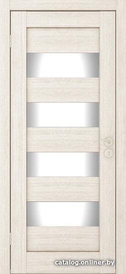 

Межкомнатная дверь IstokDoors Горизонталь-2 ДЧ 60x200 (капучино/светлое стекло)