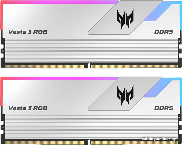 

Оперативная память Acer Predator Vesta II RGB 2x32ГБ DDR5 6000 МГц BL.9BWWR.382