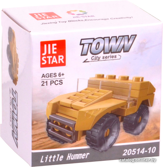 

Конструктор JIE-STAR Town 20514-10 Мини хаммер