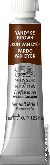 

Акварельные краски Winsor & Newton Professional №676 102676 (5 мл, коричневый Ван Дейка)