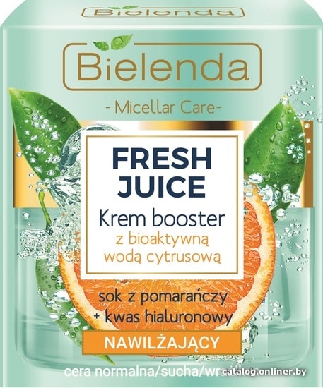 

Bielenda Крем Fresh Juice апельсин увлажн. с биоакт. цитрус. водой 50 мл