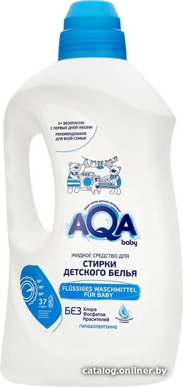 

Гель для стирки AQA baby для детского белья 1.5 л 009371