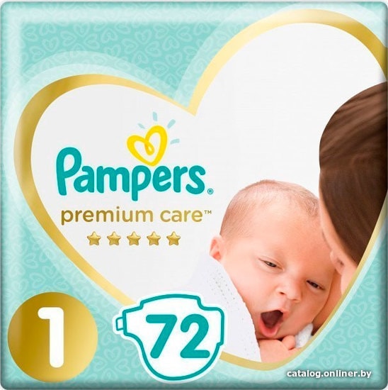

Подгузники Pampers Premium Care 1 Newborn (72 шт)