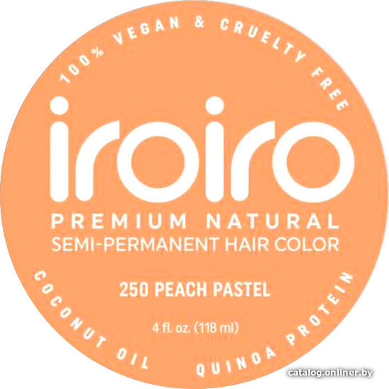 

Краситель прямого действия Iroiro П250 118 мл (персиковый)