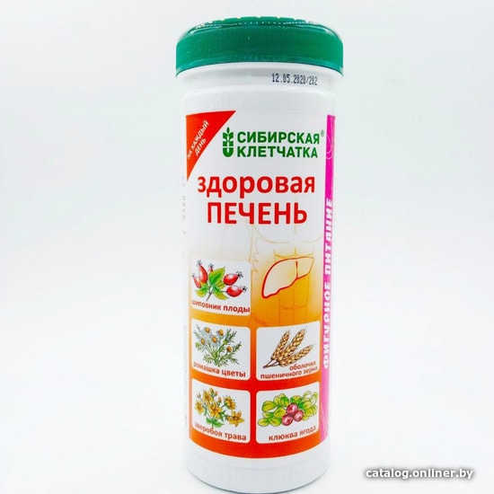 

Greenery Здоровая печень Клетчатка Сибирская 170 г