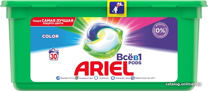 

Капсулы для стирки Ariel Все в 1 Pods Color (30 шт)