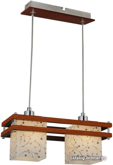 

Подвесная люстра Sfera-sveta 85559/2PB RED+WOOD+CH