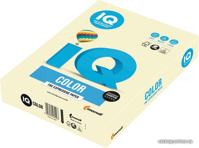 

Офисная бумага IQ Color BE66 A4 (ванильно-бежевый, 80 г/м2, 500 л)