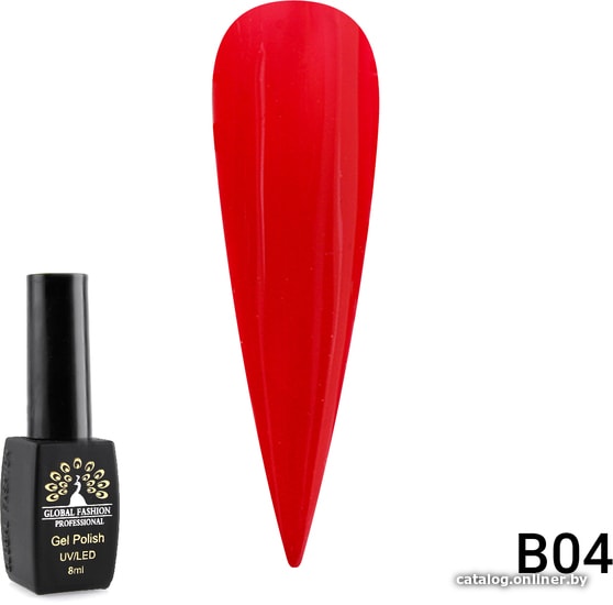 

Гель-лак Global Fashion Black Elite серии B (тон B04) 8 мл