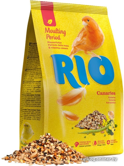 

Корм для птиц Rio В период линьки 4602533781409 0,5 кг
