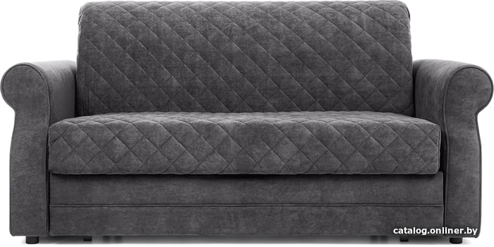 

Диван Divan Масио 160 Velvet Grey (велюр ultra grey, серый)