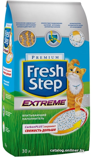 

Наполнитель для туалета Fresh Step Extreme 30 л