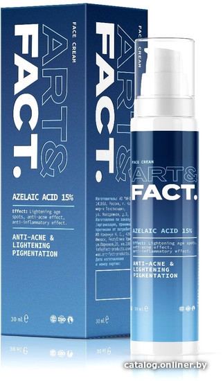 

Art&Fact Крем для лица Azelaic acid 15% противовоспалительный анти-акне (30 мл)