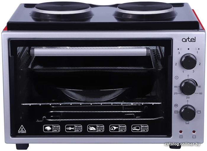 

Мини-печь Artel MD 3614 (серый/красный)