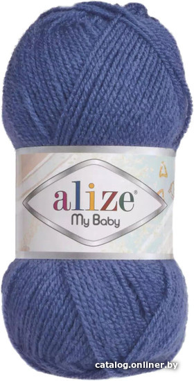 

Пряжа для вязания Alize My baby 353 (150 м, джинс)