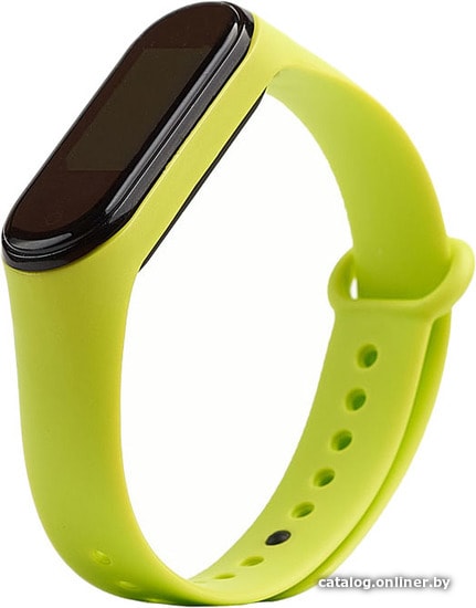 

Ремешок KST силиконовый для Xiaomi Mi Band 3/4 (салатовый)