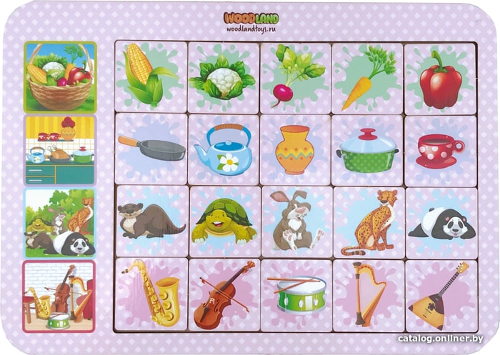 

Мозаика/пазл WoodLand Toys Ассоциации 093103