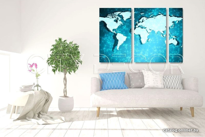 

Модульная картина Citydecor Цветы/Растения 1.112 90x60 см