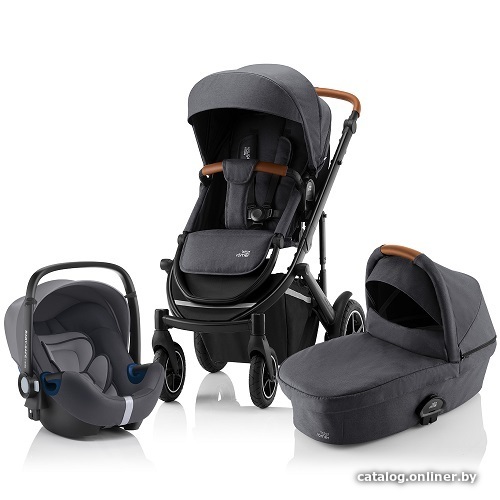 

Универсальная коляска Britax Romer Smile III Comfort i-Sense (3 в 1, midnight grey)