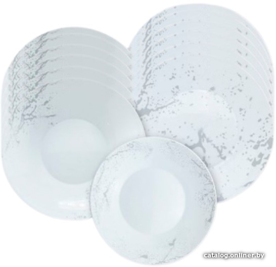 

Набор тарелок Royal Garden Marbella Silver POSET18OMS