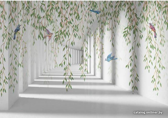 

Фотообои Citydecor Flower Tunnel 3D 1 с защитным покрытием 200x140
