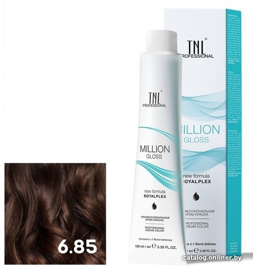 

Крем-краска для волос TNL Professional Million Gloss 6.85 100 мл