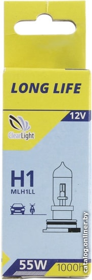 

Галогенная лампа Clear Light Long Life H1 1шт