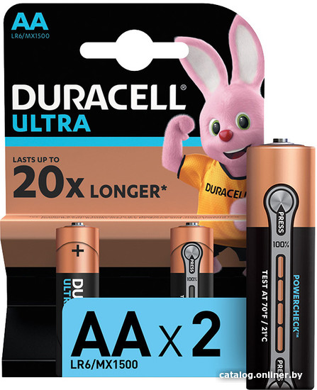 

Батарейка DURACELL Ultra LR6-2BL Б0038759 2 шт