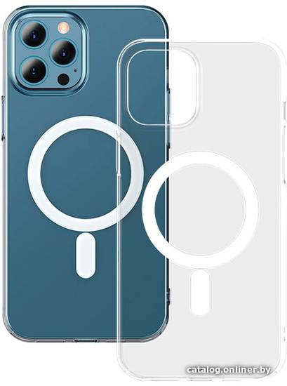 

Чехол для телефона Baseus Crystal Magnetic для iPhone 12/12 Pro (прозрачный)
