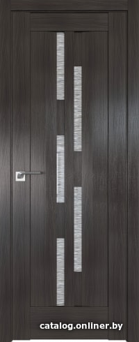 

Межкомнатная дверь ProfilDoors 30X 70x200 (грей мелинга, стекло дождь белый)