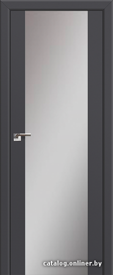 

Межкомнатная дверь ProfilDoors 8U Антрацит Зеркальный триплекс