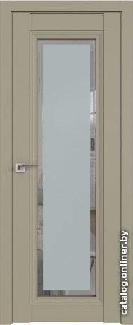 

Межкомнатная дверь ProfilDoors 2.101U 90x200 (шелгрэй, стекло square матовое)