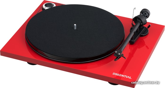 

Виниловый проигрыватель Pro-Ject Essential III (красный)