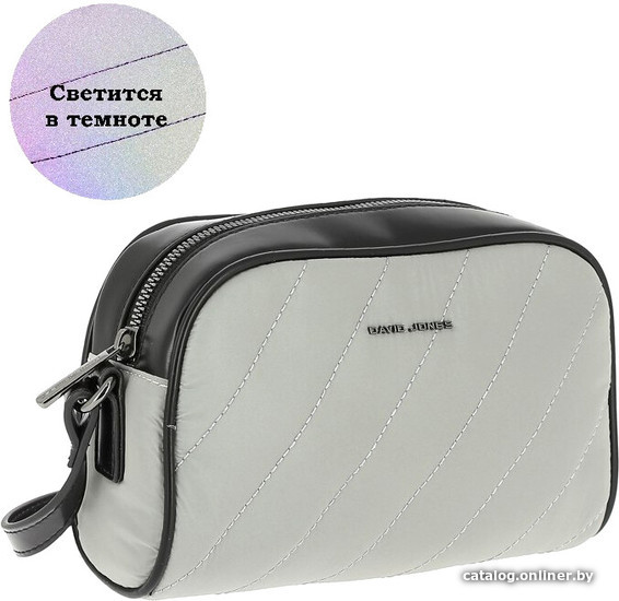 

Женская сумка David Jones 6728-1 черный/серый