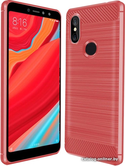 

Чехол для телефона Case Brushed Line для Xiaomi Redmi S2 (красный)