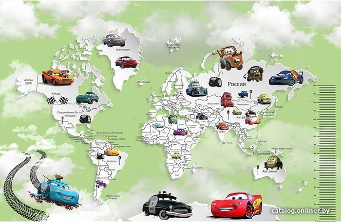 

Виниловые обои Citydecor Superhero Молния МакКвин 7 400x270