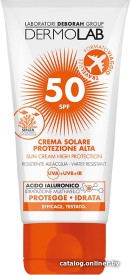 

Крем солнцезащитный Deborah Milano Солнцезащитный крем DermoLab Sun Cream SPF 50 мл
