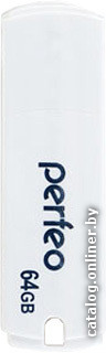 

USB Flash Perfeo C05 64GB (белый) [PF-C05W064]