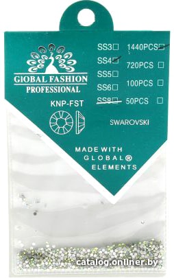 

Наклейки для ногтей Global Fashion Кристалл Svarovski SS6 (хамелеон) 1440 шт