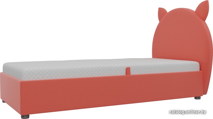 

Кровать Mebelico Бриони 820х1880 (микровельвет, коралловый)