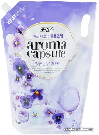 

Кондиционер для белья Lion Aroma Capsule с ароматом фиалки 2.1 л