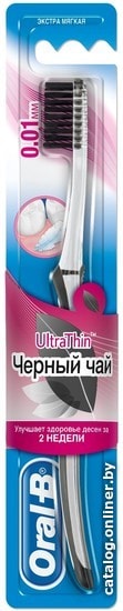 

Зубная щетка Oral-B UltraThin Черный Чай экстра мягкая (1 шт)