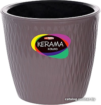 

Кашпо Эльфпласт Kerama 496 4.6 л (темно-серый)