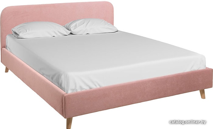 

Кровать Divan Лайтси 160x200 (вельвет розовый)